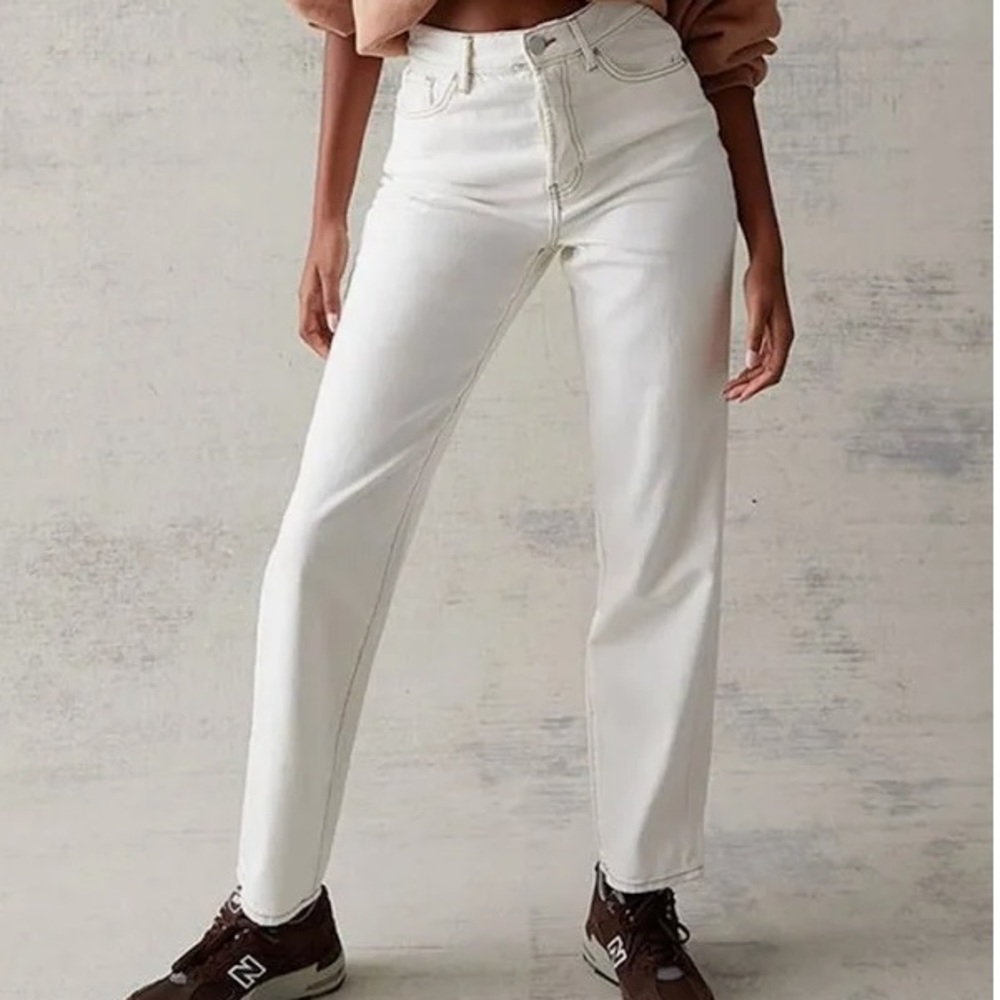 Pacsun Eco Off White Dad Jeans